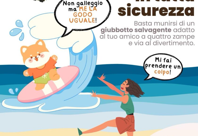 Sicurezza al Mare per i nostri Cani - Orme Palermo